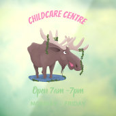 Grappig vrolijke cartoon illustratie raamsticker (Vel 3)