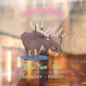 Grappig vrolijke cartoon illustratie raamsticker (Vel 2)