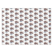 Grappig vrolijke cartoon illustratie tafelkleed (Voorkant (Horizontaal))