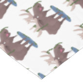 Grappig vrolijke cartoon illustratie tafelkleed (Gekanteld)