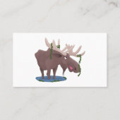 Grappig vrolijke cartoon illustratie visitekaartje (Achterkant)