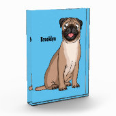 Grappig vrolijke foto van de cartoon (Links)