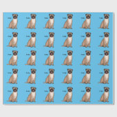 Grappig vrolijke foto van de cartoon cadeaupapier (Vlak)