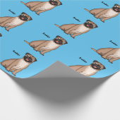 Grappig vrolijke foto van de cartoon cadeaupapier (Hoek)