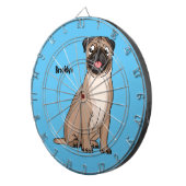 Grappig vrolijke foto van de cartoon dartbord (Voorkant Rechts)