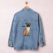 Grappig vrolijke foto van de cartoon denim jacket (Hangar)