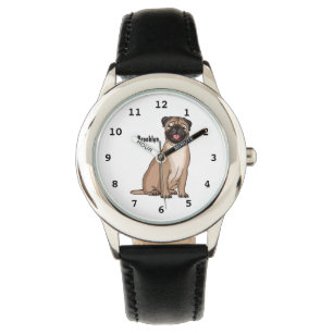 Grappig vrolijke foto van de cartoon horloge