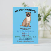 Grappig vrolijke foto van de cartoon kaart (Staand voorkant)