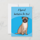 Grappig vrolijke foto van de cartoon kaart (Achterkant)