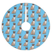 Grappig vrolijke foto van de cartoon kerstboom rok (Voorkant)