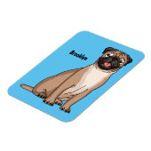 Grappig vrolijke foto van de cartoon magneet (Linkerzijde)