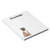 Grappig vrolijke foto van de cartoon notitieblok (Schuin)