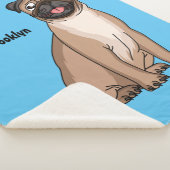 Grappig vrolijke foto van de cartoon sherpa deken (3/4)