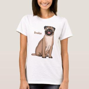 Grappig vrolijke foto van de cartoon t-shirt