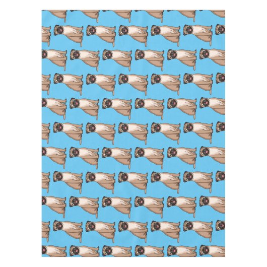 Grappig vrolijke foto van de cartoon tafelkleed (Voorkant)