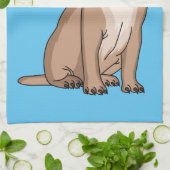 Grappig vrolijke foto van de cartoon theedoek (Gevouwen)