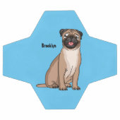 Grappig vrolijke foto van de cartoon voetbal (Enkel)