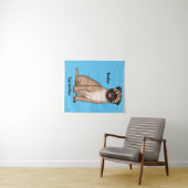 Grappig vrolijke foto van de cartoon wandkleed (In Situ (horizontaal))