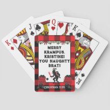 Grappig vrolijke Krampus gepersonaliseerde aangepa