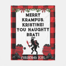 Grappig vrolijke Krampus gepersonaliseerde kerst 