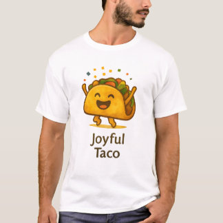 Grappig vrolijke Taco T-shirt | Leuk Foodie Fiesta