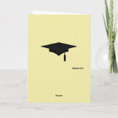 Grappig Vrouw Afstuderen Ouderlijke Dankbaarheid C Kaart (Achterkant)