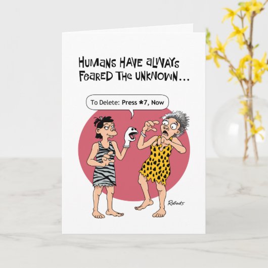 Grappig Vrouw pensioen Kaart (Gele Bloem)