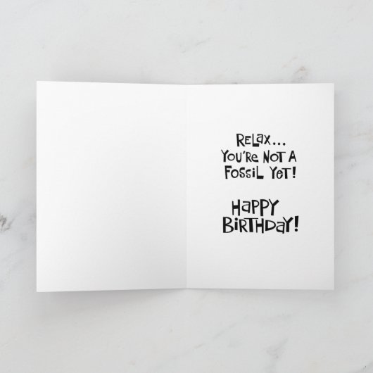 Grappig Vrouw Verjaardag Kaart (Binnen)