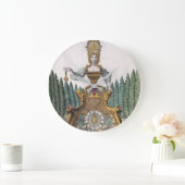 Grappig  vrouwelijke klokker Costume Clock Watch Grote Klok (Huis)