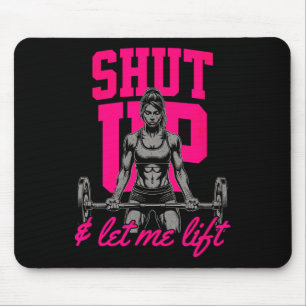 Grappig Vrouwen Gewichtheffen Bodybuilding Muscle  Muismat