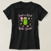 Grappig Vrouwen Pickleball Gift T-shirt (Design voorkant)