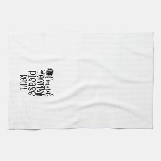 Grappig, vul alsjeblieft wijn bij theedoek (Horizontaal)