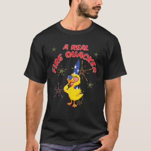 Grappig vuurwerk Pun liefhebbers een echte brand Q T-shirt