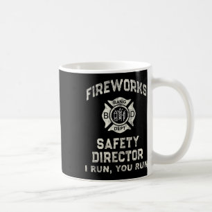 Grappig Vuurwerk Safety Director Boom Squad Firefi Koffiemok