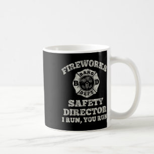 Grappig vuurwerk veiligheidsdirecteur brandweer Am Koffiemok