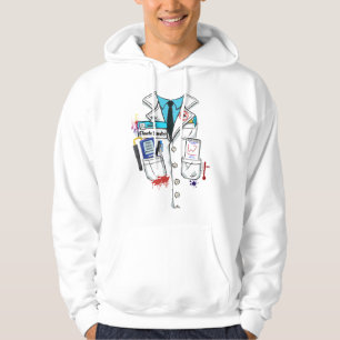 Grappig waanzinnig klimaat wetenschapper Halloween Hoodie