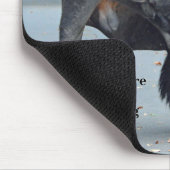 Grappig waar kijk je naar? Bull Bison Muismat (Hoek)