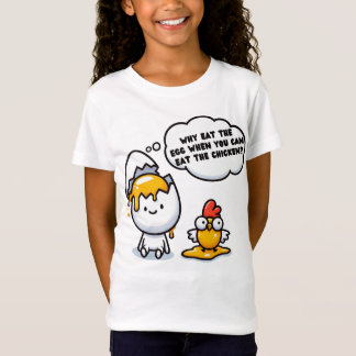 GRAPPIG" WAAROM EET JE HET EI ALS JE DE KIP KUNT T-SHIRT
