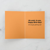 Grappig waarom heeft de kip de weg oversteken? Ver Kaart (Binnen)