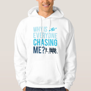 Grappig Waarom iedereen me achtervolgt Cross Count Hoodie