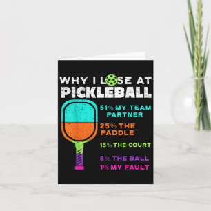 Grappig waarom ik verlies bij Pickleball Kaart
