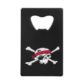 Grappig waarom Pirates Drink Rum Bottle Open Creditkaart Flessenopener (Voorkant)