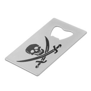 Grappig waarom Pirates Drink Rum Bottle Open Creditkaart Flessenopener