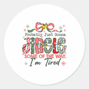 Grappig waarschijnlijk ga ik een beetje rinkelen o ronde sticker