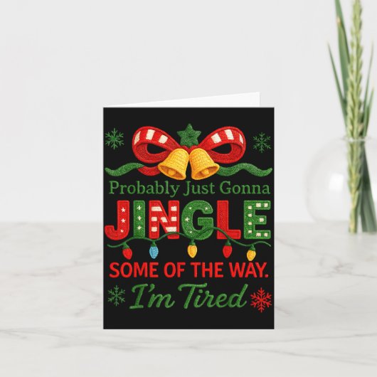 Grappig waarschijnlijk ga ik gewoon wat bellen ond kaart (Voorkant)