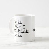 Grappig wachten terwijl ik anders deze Mok vind (Voorkant links)