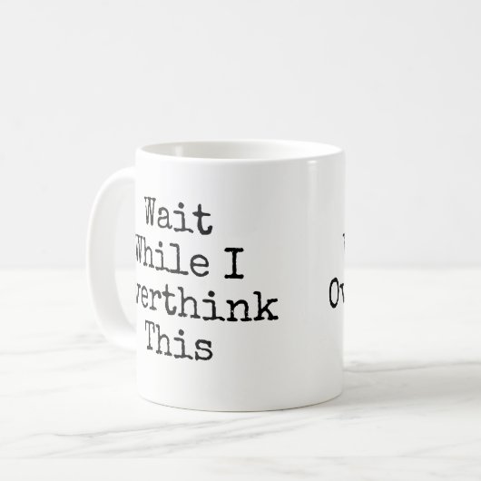 Grappig wachten terwijl ik anders deze Mok vind (Voorkant links)