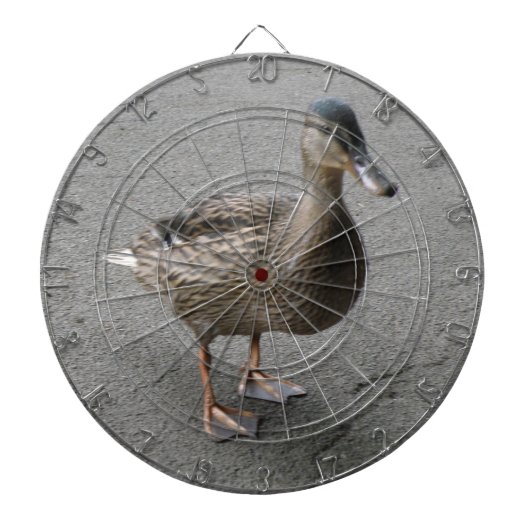 Grappig Waddling Duck Dart Board Dartbord (Voorkant)
