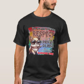 Grappig wakker sarcasme woord kunst unisex t-shirt (Voorkant)