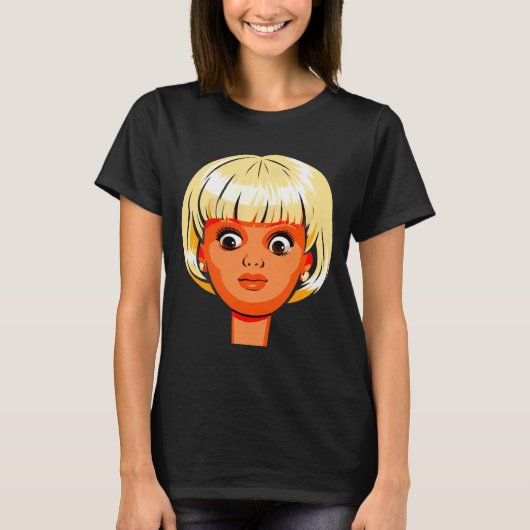 Grappig Walgelijk Poppengezicht Meme Premium Tri-b T-shirt (Voorkant)